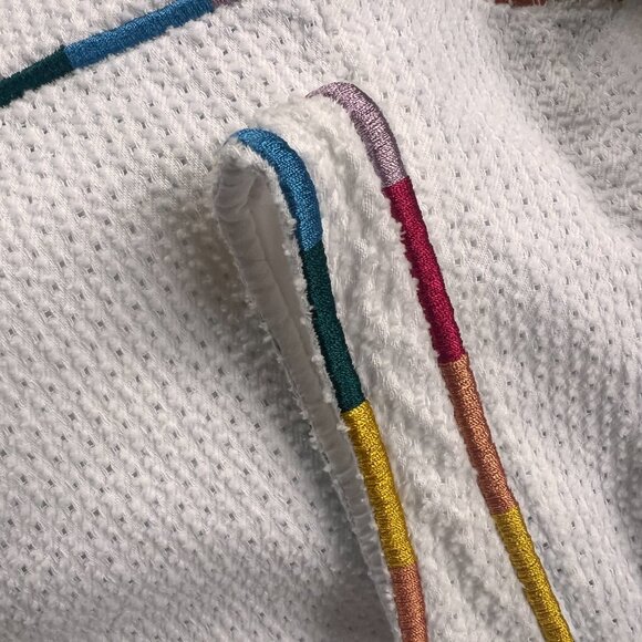 STAUD White Wells Embroidered Minidress, Size 4 - Picture 7 of 8